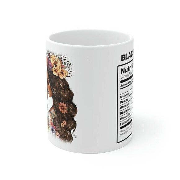 Mom Life - All Day Every Day! Black Queen & Daughter ~ Ceramic Cup - Mothers Day - Picture 5 of 8